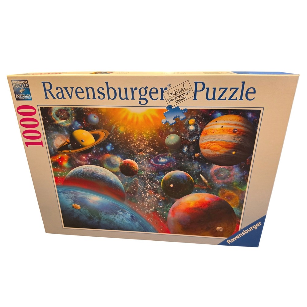 Ravensburger 1000 Piece Jigsaw Puzzle Planetary Vision Space 198580 27x20in‎